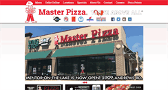 Desktop Screenshot of masterpizza.com